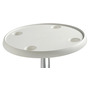 Table materiau composite rond blanc 610 mm